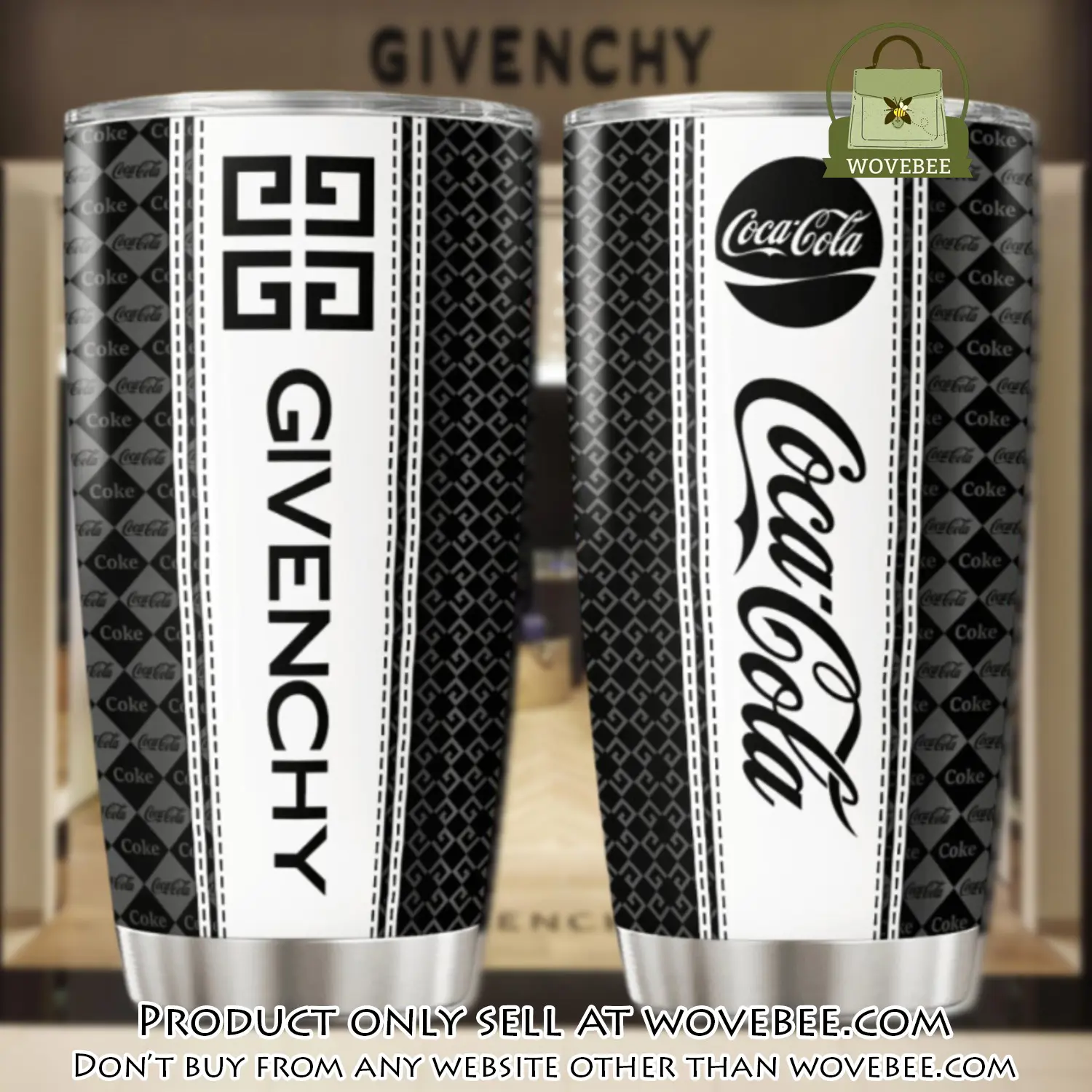 Givenchy coca cola stainless steel tumbler 20oz30oz wvb0514766
